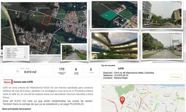 Lote Vereda del Carmen Sansouci Manzana 2