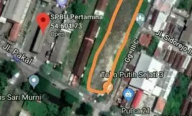 Dijual Tanah Jl.Raya Pakal - SPBU Pertamina Benowo Surabaya