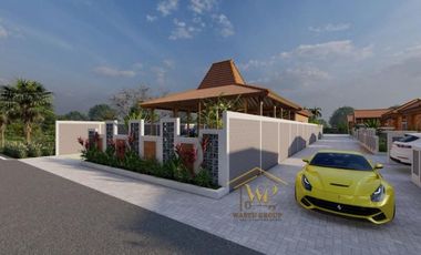 JOGLO KLASIK FULL FURNISHED DENGAN KOLAM PRIBADI DEKAT JALAN MAGELANG