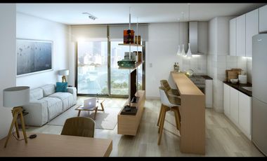 Apartamento 1 dormitorio con amplia terraza en Aguada, Montevideo