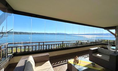 Hermoso departamento con insuperable vista al lago Villarrica