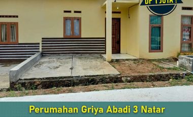 rumah 2 kamar bangunan siap huni FREE 1 angsuran