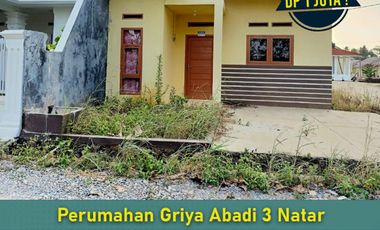 rumah 2 kamar bangunan siap huni FREE 1 angsuran