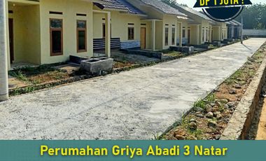 rumah 2 kamar bangunan siap huni FREE 1 angsuran