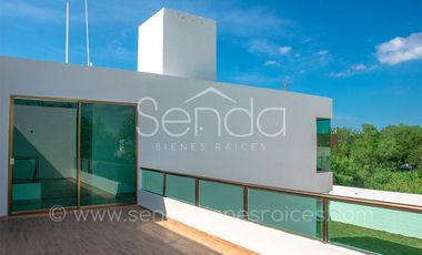 Casa en venta de 4 habitaciones con piscina grande en San Diego Cutz Conkal