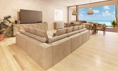 Venta, Villa frente al mar en Telchac Puerto Yucatán 3 recámaras