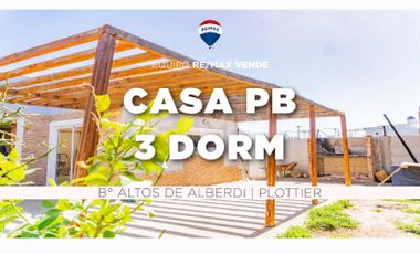 VENTA - Casa en PB en B° Altos de Alberdi III