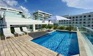VENTA APARTAMENTO CON PISCINA PRIVADA PLAYA DORMIDA SANTA MARTA