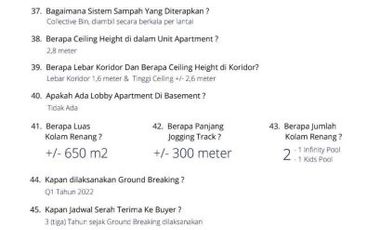 Apartemen The MAJ Residences Cibubur Murah