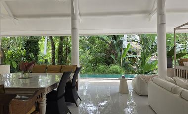 Leasehold - Peaceful Riverfront Sanctuary Surrounded by Lush Tropical Jungle in Cepaka, Bali
