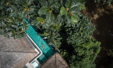 Leasehold - Peaceful Riverfront Sanctuary Surrounded by Lush Tropical Jungle in Cepaka, Bali