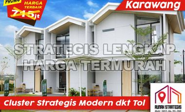 Cluster Strategis 2 Lt Samping Tol Karawang Barat Teluk Jambe