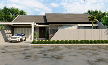 EXCLUSIVE RUMAH MODERN FULL INTERIOR DAN KOLAM RENANG
