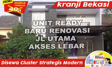 Disewa Cluster Stratgis Jl Utama dkt Stsiun Kranji Tol Bekasi dkt Jkt