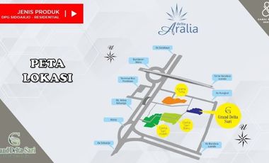 Ciamik Mewah, Grand Deltasari , Aralia Type Amethys, Sidoarjo | Br181 G