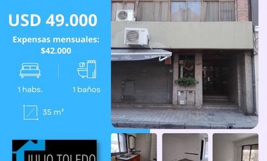 CENTRO: VENDO DEPTO DE 1 DORMITORIO (INTERNO), ENTRE CAÃADA Y FRAGUEIRO (FRENTE SUPER BUENOS DIAS) CON RENTA