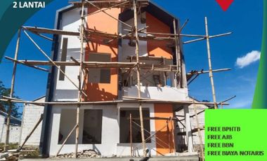 Rumah Dijual di Malang Tipe 75/116 Lingkungan Asri Free Biaya