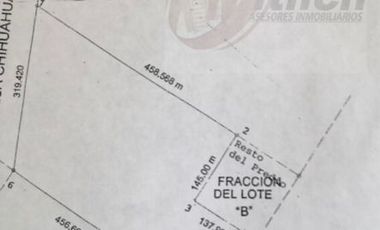 Predio en Venta 13Has en Presa Chihuahua a un Costado de Ejido Labor de Terrazas $52,000,000