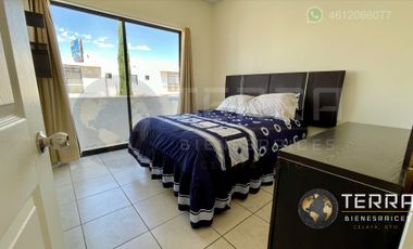 Renta Casa Semi Amueblada En Villa Marino La Cantera Celaya Gto. $9,000 Terreno: