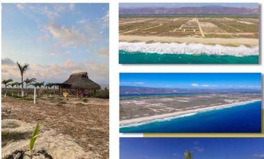 TERRENOS CON FRENTE DE PLAYA EN PALMARITO, PTO. ESC. OAX.