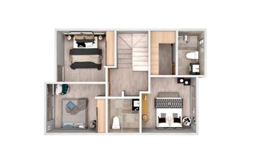 Casa en condominio Tipo C, Nicólas Romero