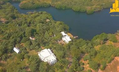 Rancho en Venta a Orilla de Río y a pasos del Mar, Golfo de México, Veracruz