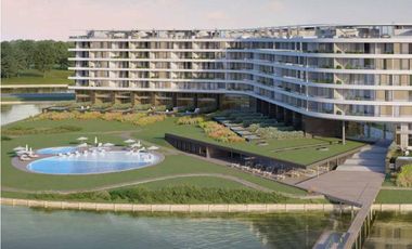 Departamento 2 Ambientes con Vista al Agua. 5° piso. Oceana, Nordelta.