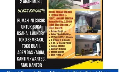 Dijual Murah Rumah di Jln Kebon Baru Asem Baris Tebet Jakarta Selatan