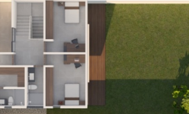 CASA EN VENTA EN PRIVADA PRADERAS DEL MAYAB MOD. TRÉBOL