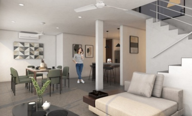 CASA EN VENTA EN PRIVADA PRADERAS DEL MAYAB MOD. TRÉBOL