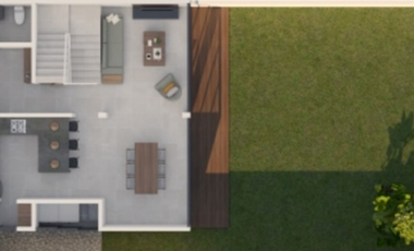 CASA EN VENTA EN PRIVADA PRADERAS DEL MAYAB MOD. TRÉBOL