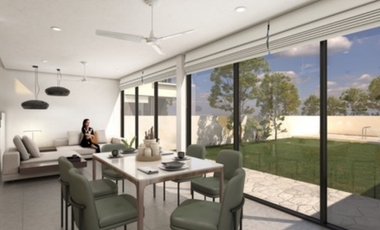 CASA EN VENTA EN PRIVADA PRADERAS DEL MAYAB MOD. TRÉBOL