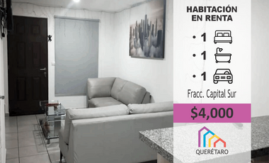 Renta de Habitación en Fraccionamiento Capital Sur Querétaro