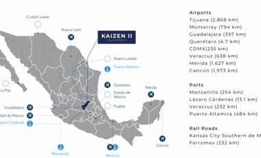 MODULOS DE BODEGAS INDUSTRIALES PARQUE INDUSTRIAL KAIZEN II