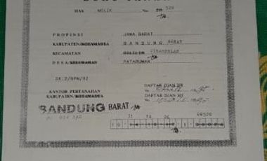 Cheap Land For Sale 7.2 Ha In Cihampelas West Bandung