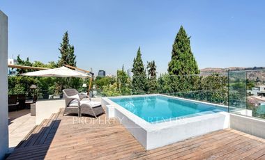 Exclusivo penthouse con gran azotea y piscina privada