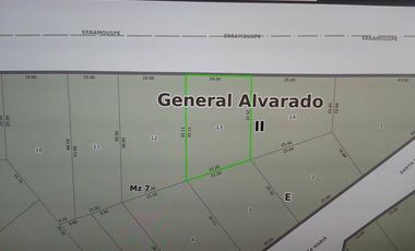 Lote en Venta Barrio Parquemar. 20 x 32