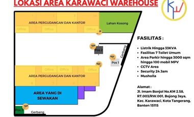 Disewakan ruang serbaguna ex futsal di Karawaci Tangerang, area strategis Siap Pakai