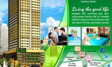 CITYLAND: One Taft Residences (ready for occupancy STUDIO unit in Quirino)