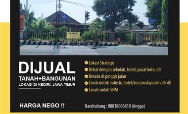 [C37713] Jual Tanah 1315m2 - Kediri, East Java