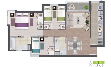 Departamento en Venta en Calle Madrid 1093