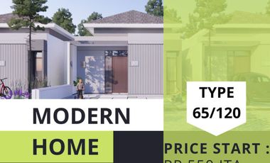 PROMO RUMAH DP SAMPAI AKAD 35 JT SAMPAI AKAD LOASKI DI JL SIMPANG TIGA