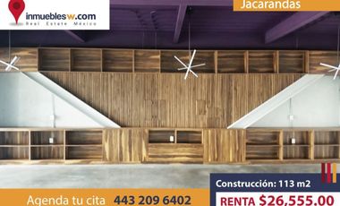 OFICINA EN RENTA EN JACARANDAS, MORELIA
