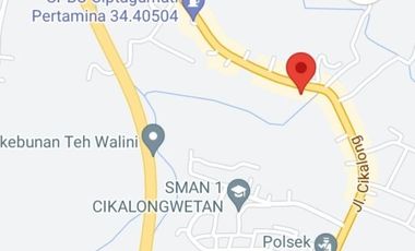 Di jual : 1 Ha Tanah Kebun Strategis Mainroad Cikalong Wetan, Bandung Barat.
