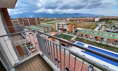 apartamento en arriendo en c.r arboleda campestre jacaranda piso 9. Cod A13834