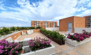 apartamento en arriendo en c.r arboleda campestre jacaranda piso 9. Cod A13834