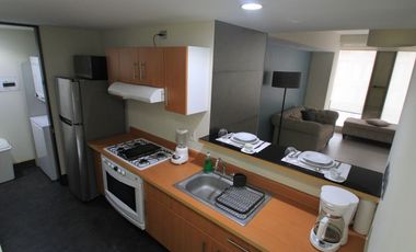 Departamento Amueblado en Renta. Centro Histórico. Puerta Alameda. 1R.1B.1E