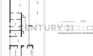 Exclusivo Dúplex con vistas panorámicas al lago y terrazas en doble altura