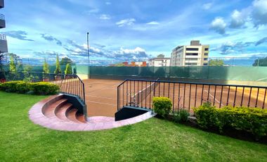 Oportunidad Departamento en Venta de 3 dorm. con jardín privado-cancha de tenis, Quito Tenis