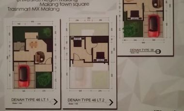 Hunian Konsep villa di Landungsari, Malang